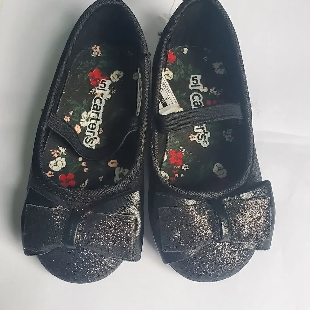 Carters toddler girls size 5 glitter dress shoes
